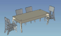 Tafel en stoelen